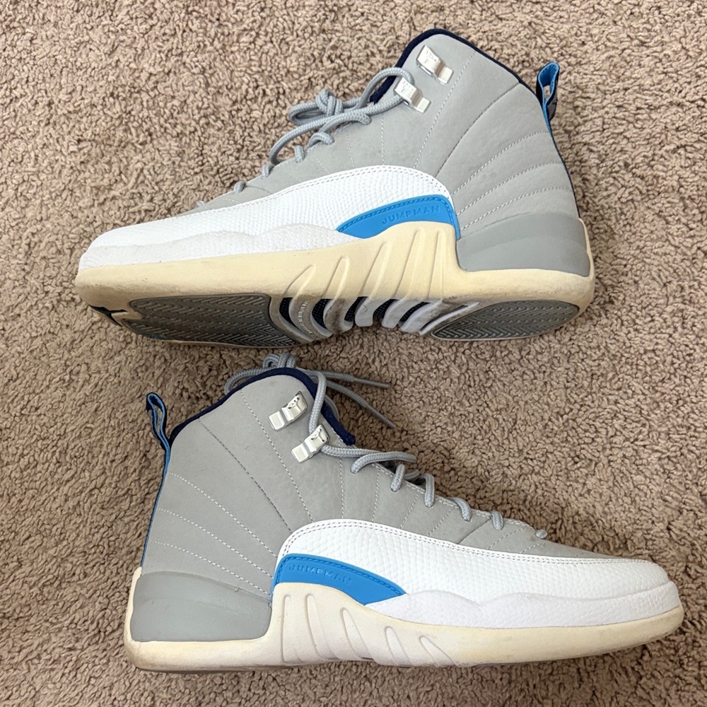Jordan Men's Athletic Shoes Gray White Blue